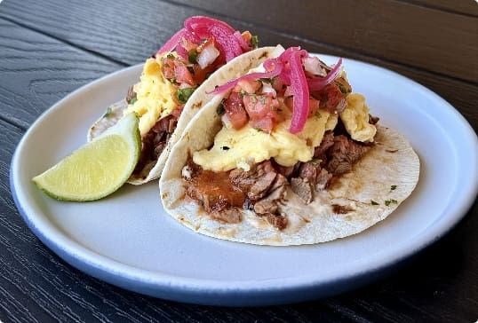 A dish from Sunday brunch